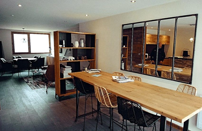 Agencement agence immobiliere Courchevel